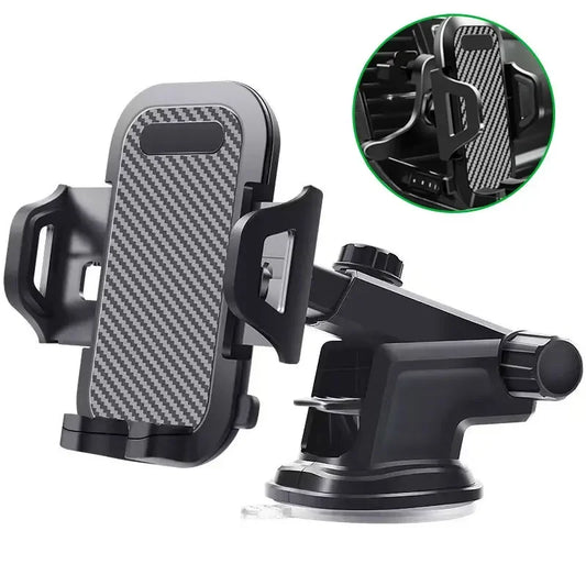 2024 NEW Universal Sucker Car Phone Holder 360° Windshield Car Dashboard Mobile Cell Support Bracket for iPhone Samsung Xiaomi