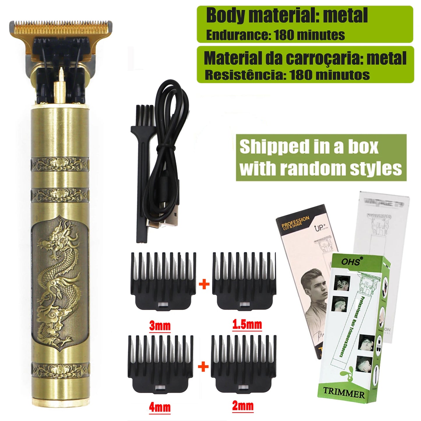 T9 Cordless Electric Hairber Shaver Hair Trimer Home Appliances Travel Barber Razors Shaving Machine for Men Trimmer Man